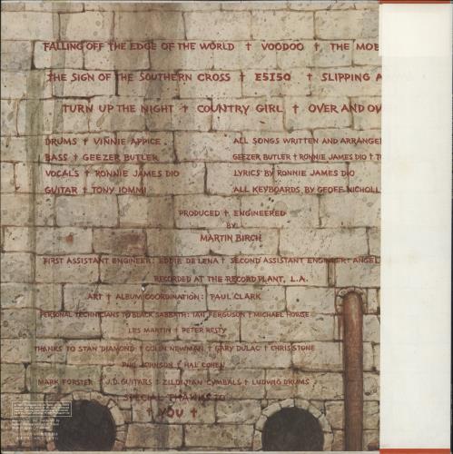 Black Sabbath Mob Rules vinyl LP album (LP record) Japanese BLKLPMO158549