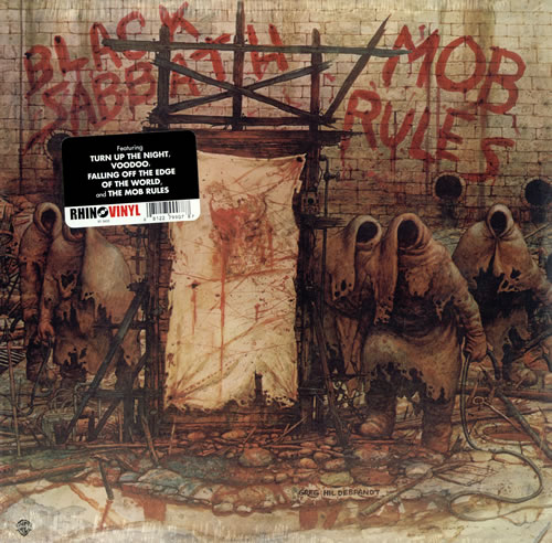 Black Sabbath Mob Rules vinyl LP album (LP record) US BLKLPMO468296