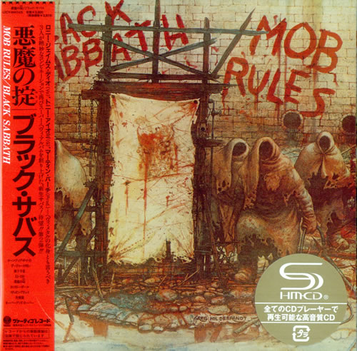 Black Sabbath Mob Rules SHM CD Japanese BLKHMMO496434