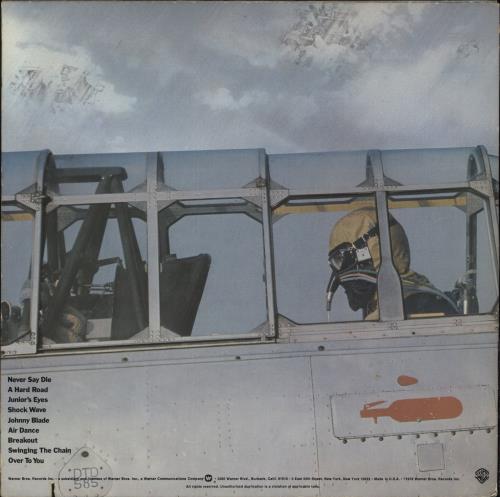 Black Sabbath Never Say Die - VG vinyl LP album (LP record) US BLKLPNE874758