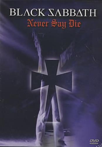Black Sabbath Never Say Die DVD Canadian BLKDDNE386440