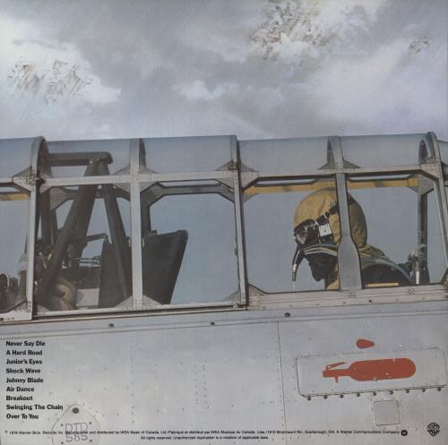 Black Sabbath Never Say Die vinyl LP album (LP record) Canadian BLKLPNE724222