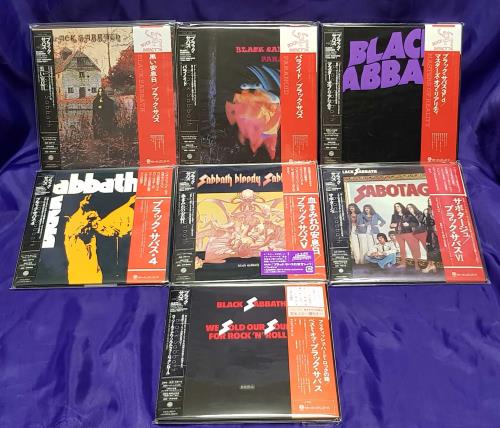 Black Sabbath Paper Sleeve Collection - Part 1 CD Album Box Set Japanese BLKDXPA694950
