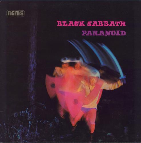 Black Sabbath Paranoid - G/F - Laminated vinyl LP album (LP record) UK BLKLPPA558442