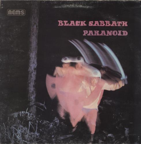 Black Sabbath Paranoid - VG/EX vinyl LP album (LP record) UK BLKLPPA892442