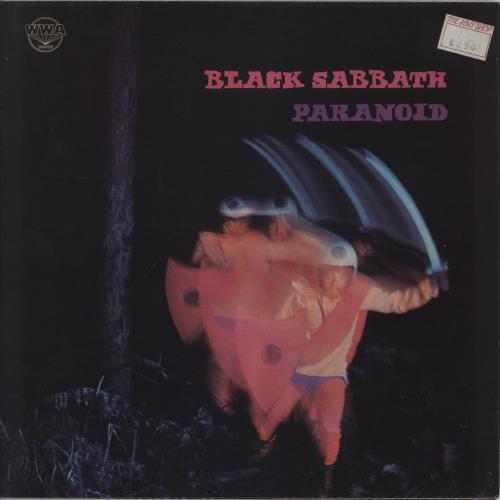 Black Sabbath Paranoid vinyl LP album (LP record) UK BLKLPPA257720