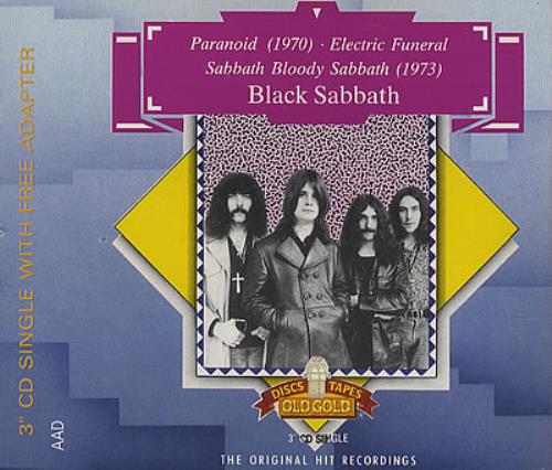 Black Sabbath Paranoid 3" CD single (CD3) UK BLKC3PA44775