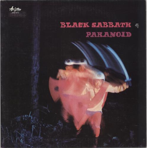 Black Sabbath Paranoid vinyl LP album (LP record) Italian BLKLPPA650344