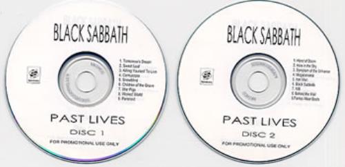 Black Sabbath Past Lives CD-R acetate US BLKCRPA230955