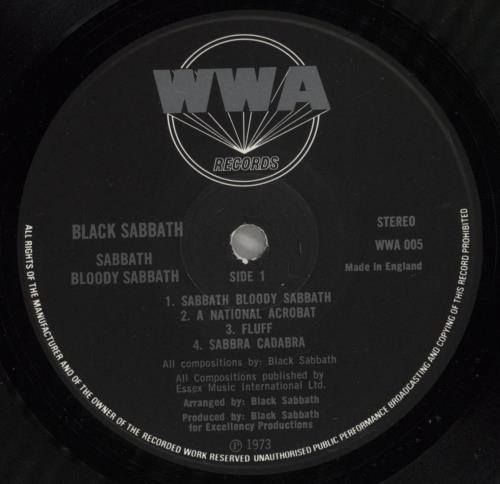Black Sabbath Sabbath Bloody Sabbath - 2nd - EX vinyl LP album (LP record) UK BLKLPSA879428