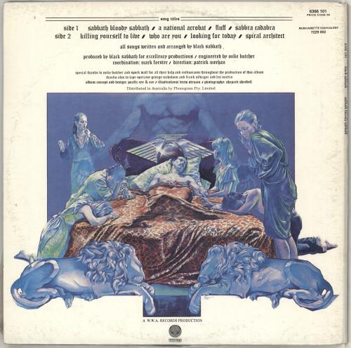 Black Sabbath Sabbath Bloody Sabbath - EX vinyl LP album (LP record) Australian BLKLPSA719442
