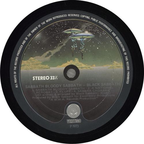 Black Sabbath Sabbath Bloody Sabbath - EX vinyl LP album (LP record) Australian BLKLPSA719442