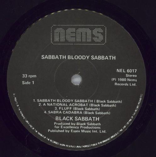Black Sabbath Sabbath Bloody Sabbath - VG vinyl LP album (LP record) Dutch BLKLPSA826657