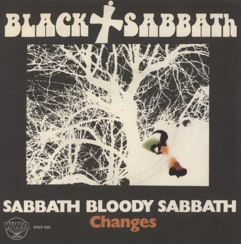 Black Sabbath Sabbath Bloody Sabbath 7" vinyl single (7 inch record / 45) Italian BLK07SA169332