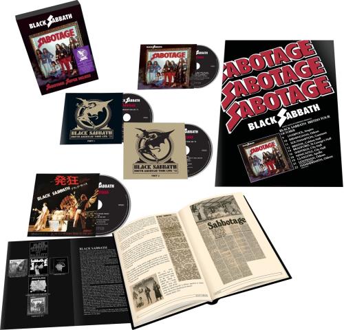 Black Sabbath Sabotage - Super Deluxe Edition 4-CD Box Set - Sealed CD Album Box Set UK BLKDXSA870067