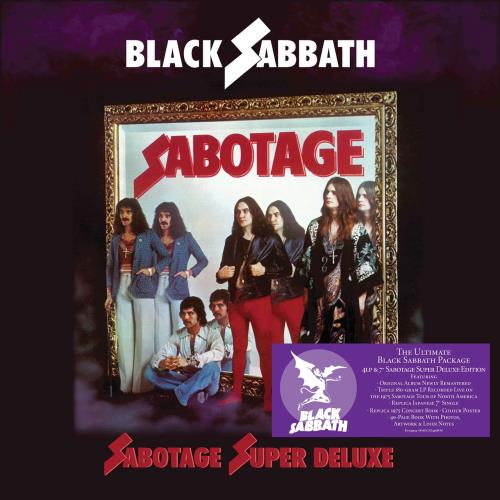 Black Sabbath Sabotage - Super Deluxe Edition 4LP & 7" - Sealed Vinyl Box Set UK BLKVXSA863694