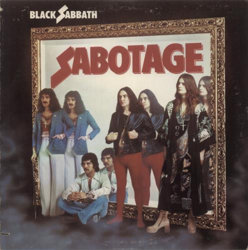 Black Sabbath Sabotage - VG vinyl LP album (LP record) US BLKLPSA504656