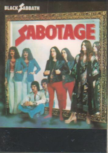 Black Sabbath Sabotage cassette album UK BLKCLSA648411