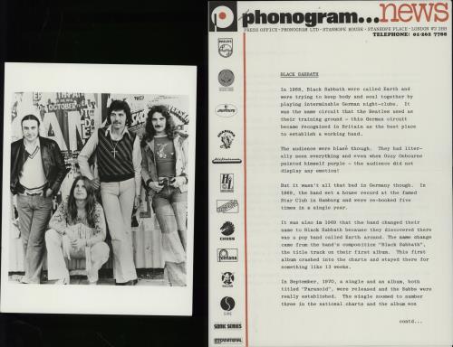 Black Sabbath Technical Ecstasy + Press Kit vinyl LP album (LP record) UK BLKLPTE750730