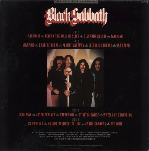 Black Sabbath The Collection - Test Pressing 2-LP vinyl record set (Double LP Album) UK BLK2LTH879102