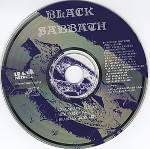 Black Sabbath The Gates Of Hell CD single (CD5 / 5") US BLKC5TH38218