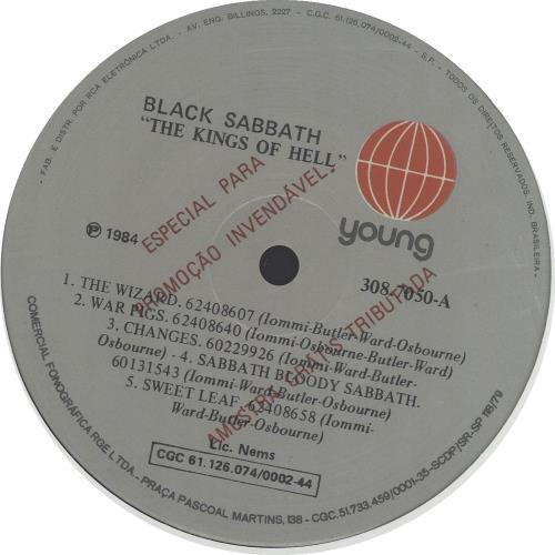 Black Sabbath The Kings Of Hell vinyl LP album (LP record) Brazilian BLKLPTH235236