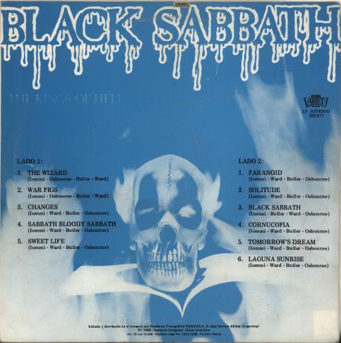 Black Sabbath The Kings Of Hell vinyl LP album (LP record) Yugoslavian BLKLPTH695373