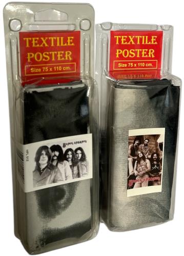 Black Sabbath Two Black Sabbath Textile Flags memorabilia UK BLKMMTW857226