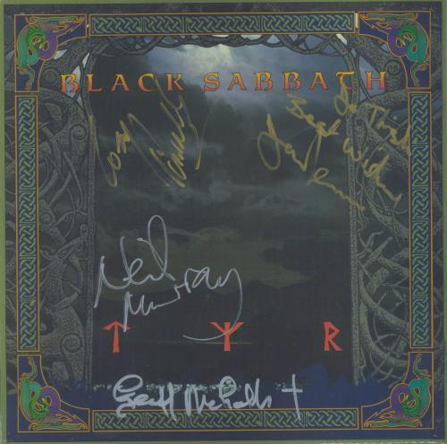 Black Sabbath Tyr - Autographed memorabilia UK BLKMMTY814194