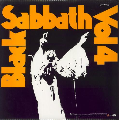 Black Sabbath Vol 4 vinyl LP album (LP record) UK BLKLPVO372931