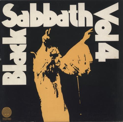 Black Sabbath Vol. 4 - 1� vinyl LP album (LP record) UK BLKLPVO792955