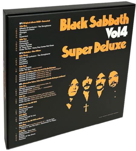 Black Sabbath Vol. 4 - Super Deluxe Edition Vinyl Box Set UK BLKVXVO835718
