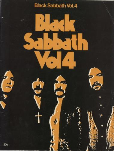 Black Sabbath Vol. 4 sheet music UK BLKSMVO781150