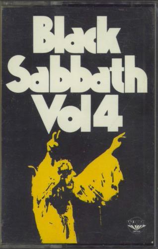 Black Sabbath Vol. 4 cassette album UK BLKCLVO789652