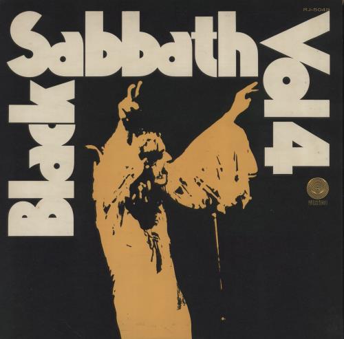 Black Sabbath Volume 4 vinyl LP album (LP record) Japanese BLKLPVO213445