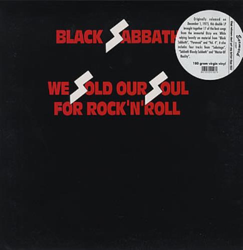 Black Sabbath We Sold Our Soul For Rock 'N' Roll 2-LP vinyl record set (Double LP Album) UK BLK2LWE352561