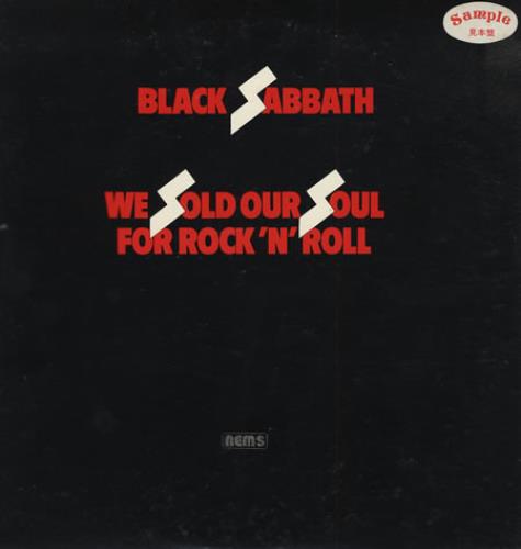 Black Sabbath We Sold Our Soul For Rock 'n' Roll vinyl LP album (LP record) Japanese BLKLPWE416198