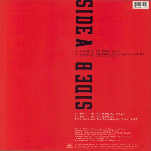 Black Sheep Flavor Of The Month 12" vinyl single (12 inch record / Maxi-single) US Y3C12FL813933