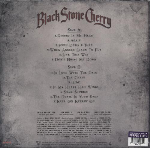 Black Stone Cherry The Human Condition - 180g Purple Vinyl - Shrink vinyl LP album (LP record) UK AH9LPTH805414