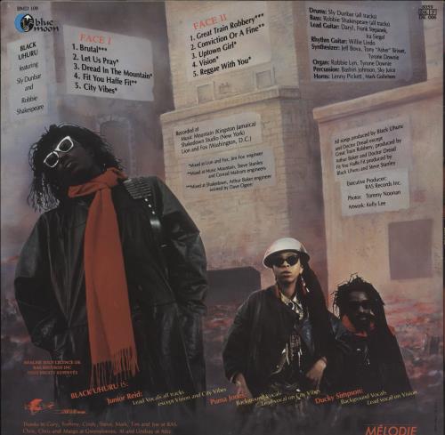 Black Uhuru Brutal vinyl LP album (LP record) French BUHLPBR712630