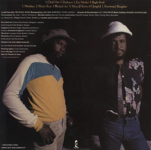 Black Uhuru Chill Out vinyl LP album (LP record) UK BUHLPCH579832