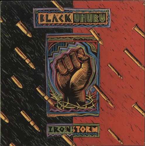 Black Uhuru Iron Storm vinyl LP album (LP record) US BUHLPIR711231