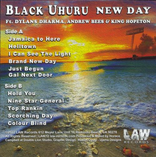 Black Uhuru New Day - Red Vinyl vinyl LP album (LP record) US BUHLPNE829920
