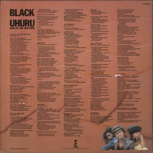 Black Uhuru Red vinyl LP album (LP record) UK BUHLPRE842876