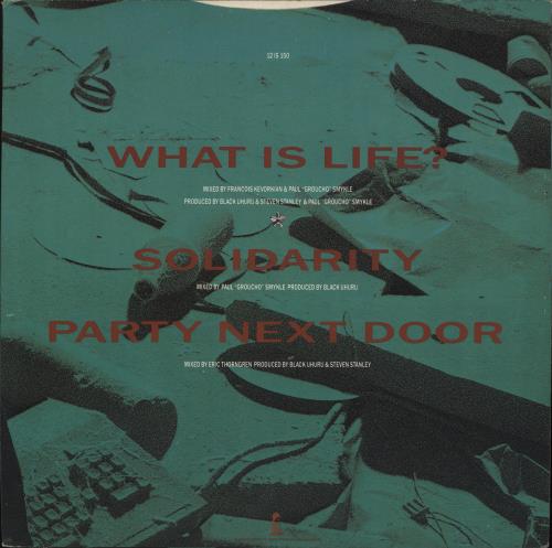 Black Uhuru What Is Life? 12" vinyl single (12 inch record / Maxi-single) UK BUH12WH531531