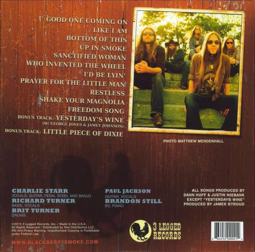 Blackberry Smoke Little Piece Of Dixie - Smoke Swirl Orange Vinyl 2-LP vinyl record set (Double LP Album) US QLD2LLI831572