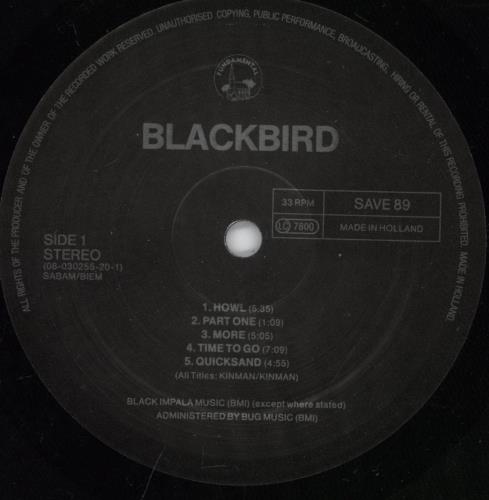 Blackbird Blackbird vinyl LP album (LP record) Dutch -WILPBL891405