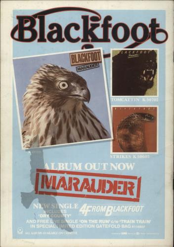 Blackfoot Concert Programme - Fully Autographed tour programme UK KFOTRCO873042