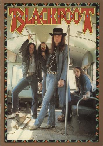 Blackfoot UK Tour tour programme UK KFOTRUK884675