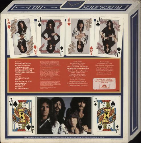 Blackjack Blackjack vinyl LP album (LP record) UK B-JLPBL35752